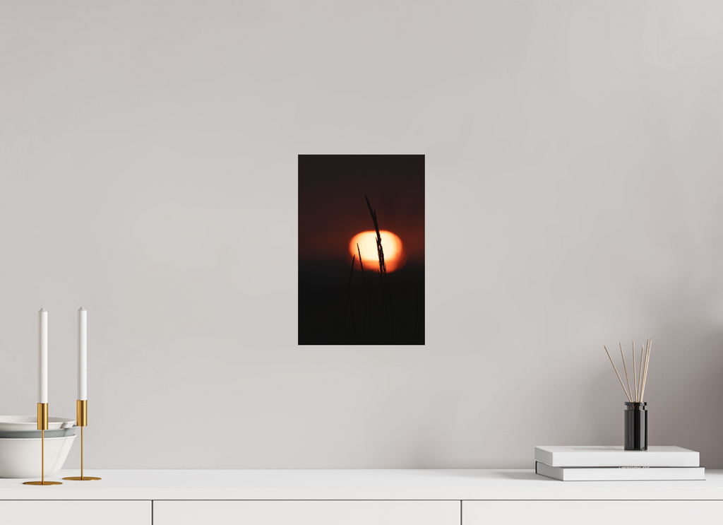 20 x 30 cm, Tirage anti reflets protégé - Sans bordures Flamme du soir