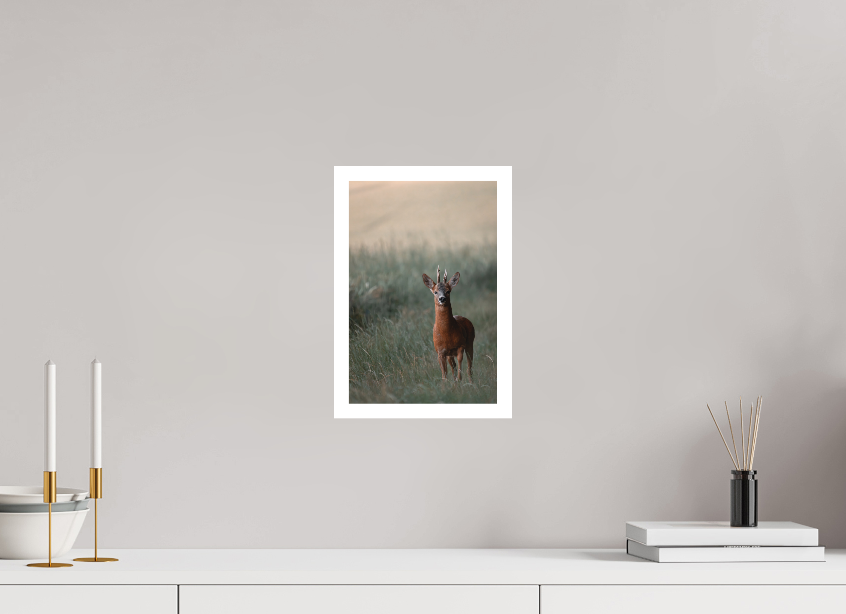 20 x 30 cm, Tirage anti reflets protégé - Bordures 2cm Rencontre au crépuscule