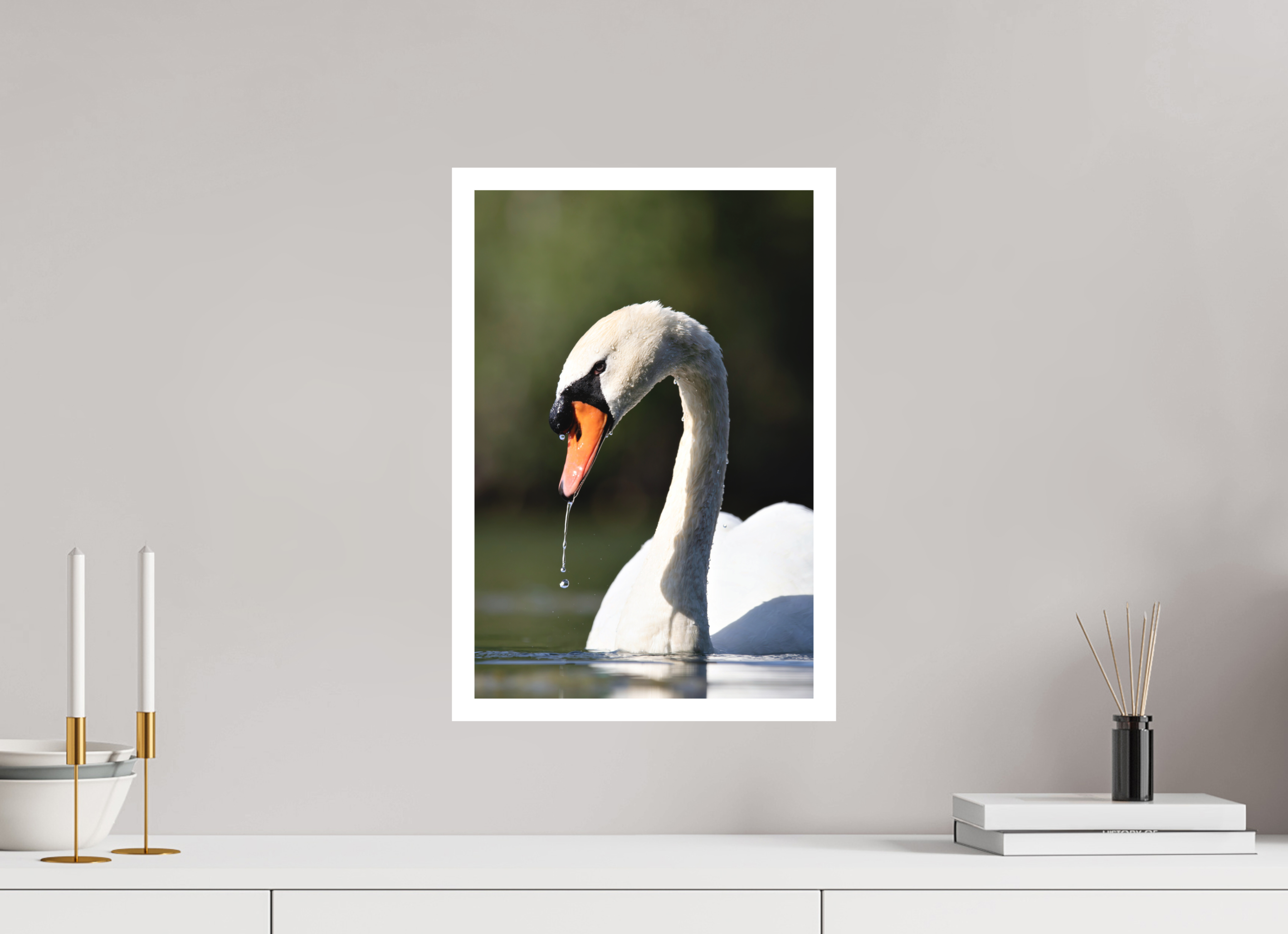 30 x 45 cm, Tirage anti reflets protégé - Bordures 2cm Élan de grâce