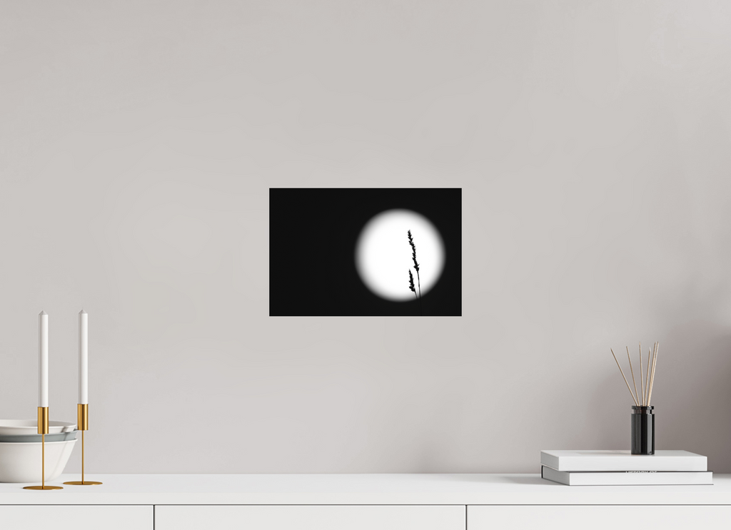 30 x 20 cm, Tirage anti reflets protégé - Sans bordures Lune incertaine