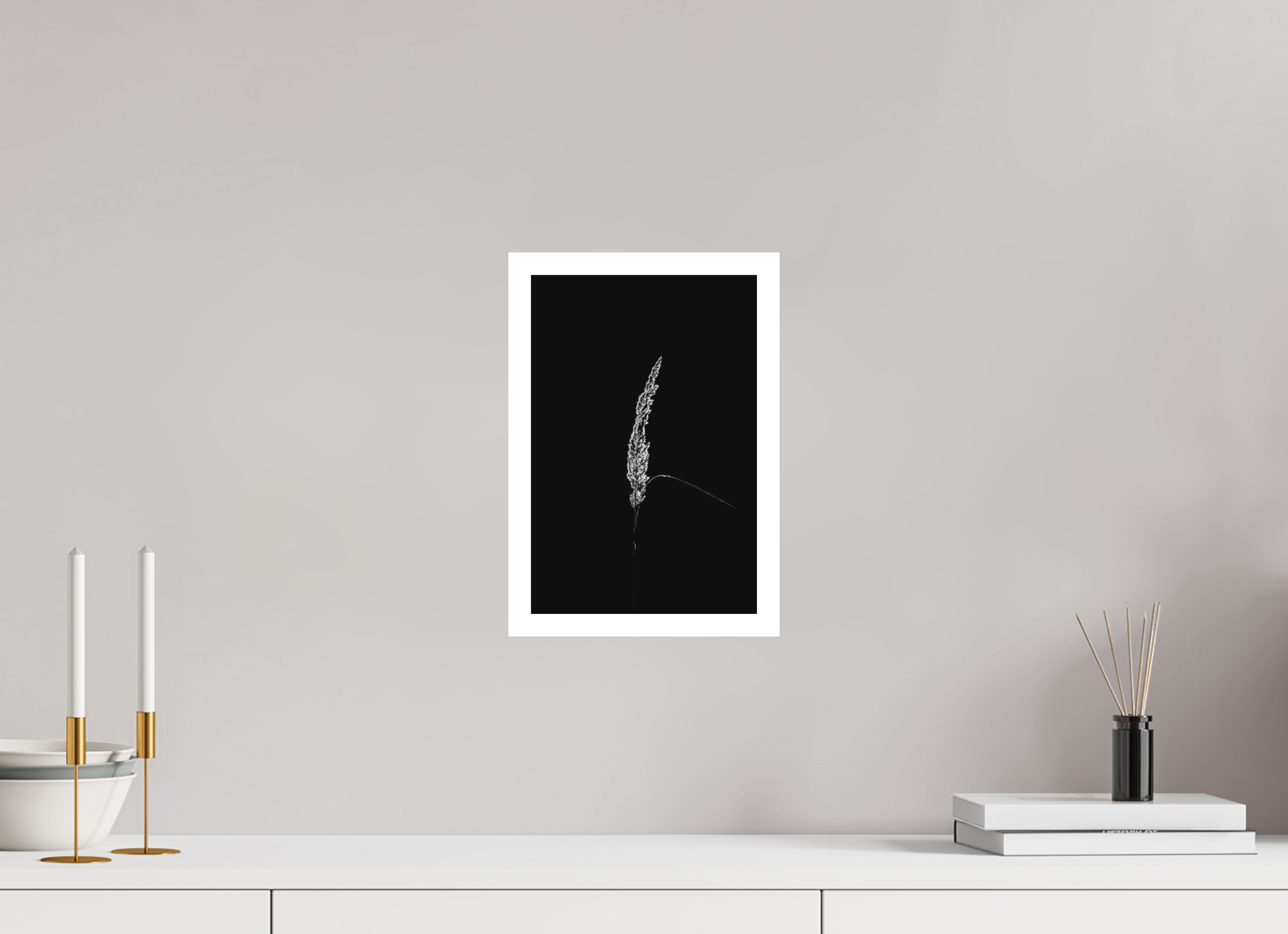 20 x 30 cm, Tirage anti reflets protégé - Bordures 2cm Lueur solitaire