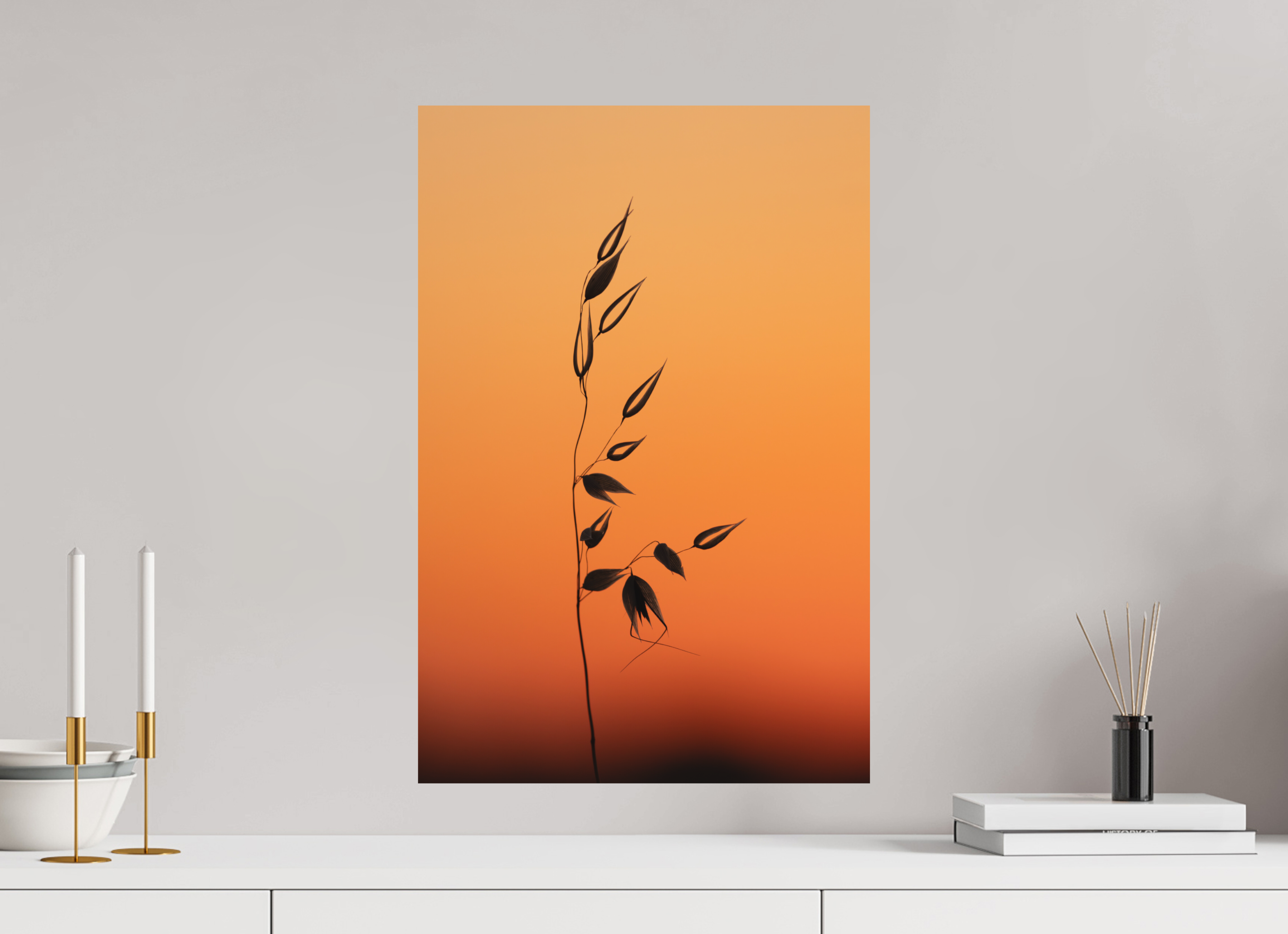 40 x 60 cm, Tirage anti reflets protégé - Sans bordures Tableau du soir