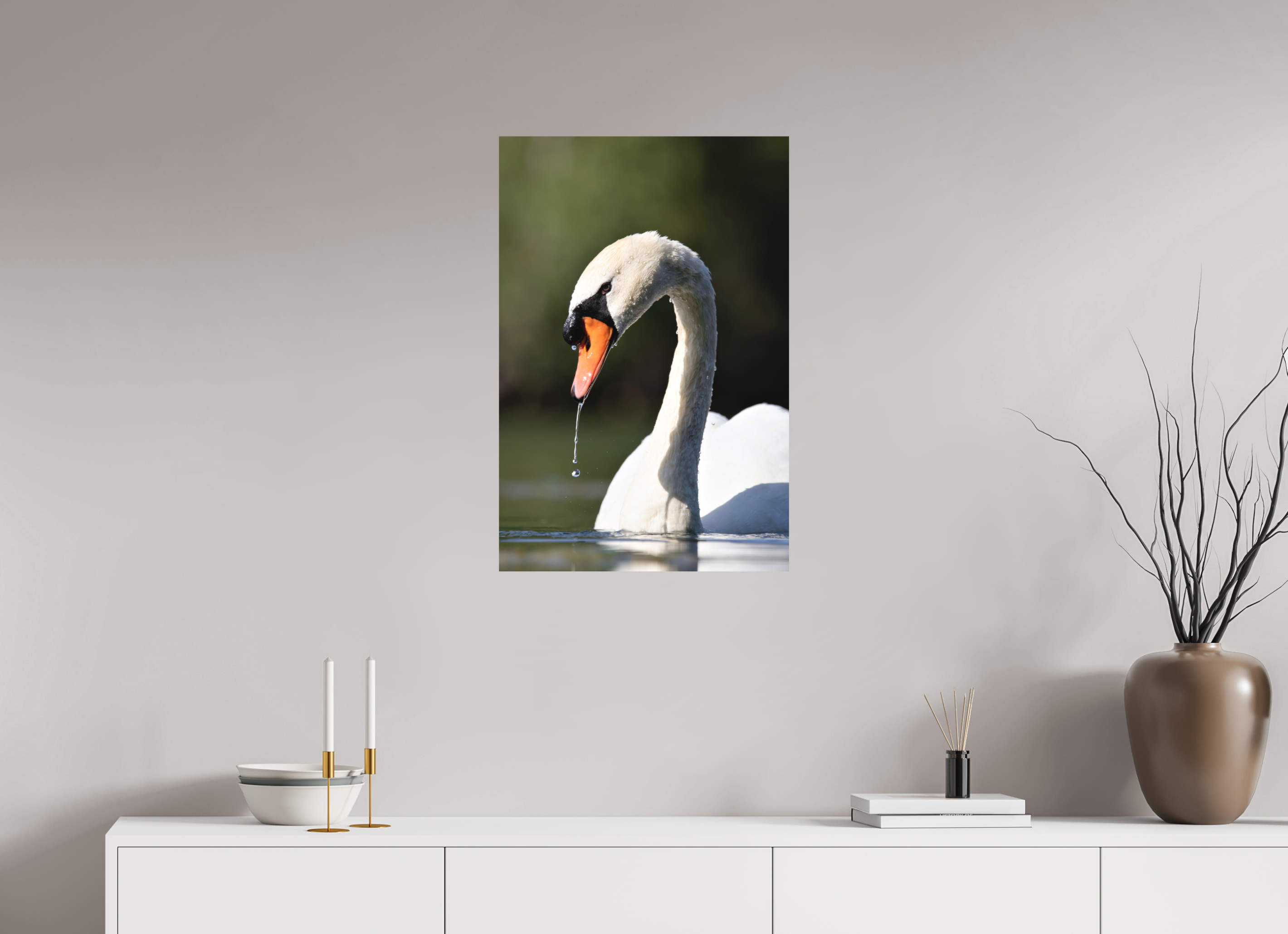 50 x 75 cm, Tirage anti reflets protégé - Sans bordures Élan de grâce