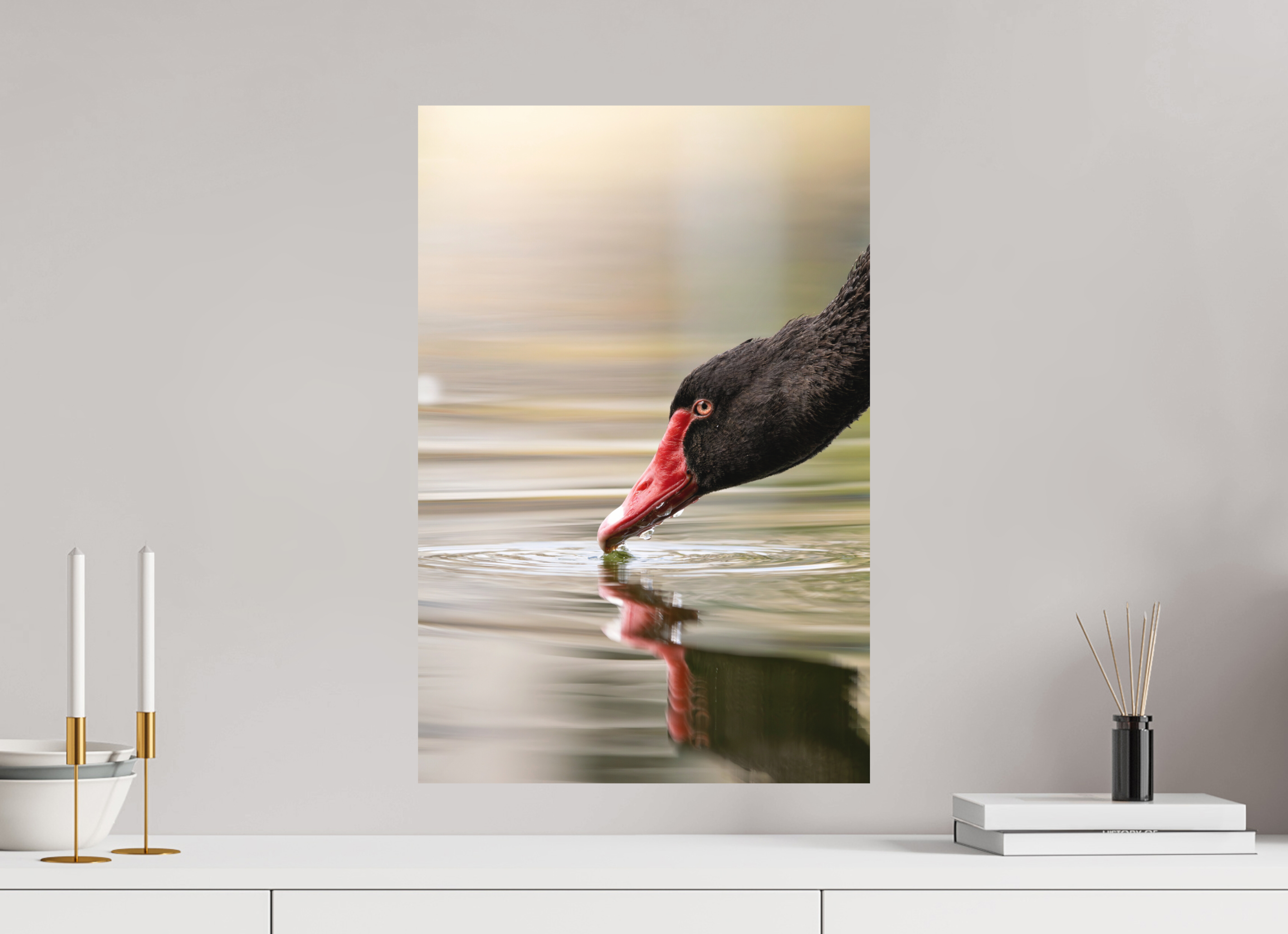 40 x 60 cm, Tirage anti reflets protégé - Sans bordures La courbe de l’eau