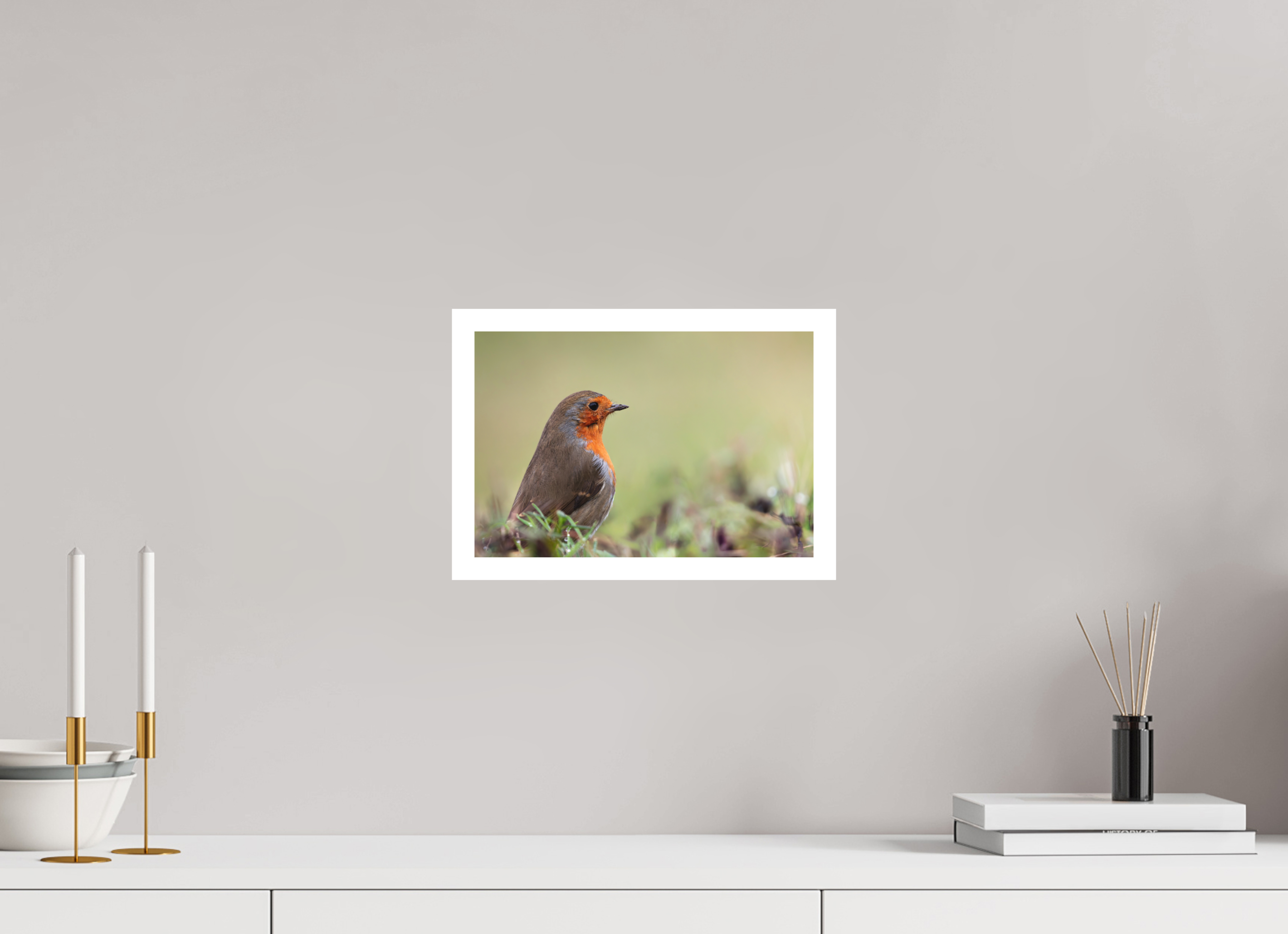 30 x 20 cm, Tirage anti reflets protégé - Bordures 2cm Le vigilant