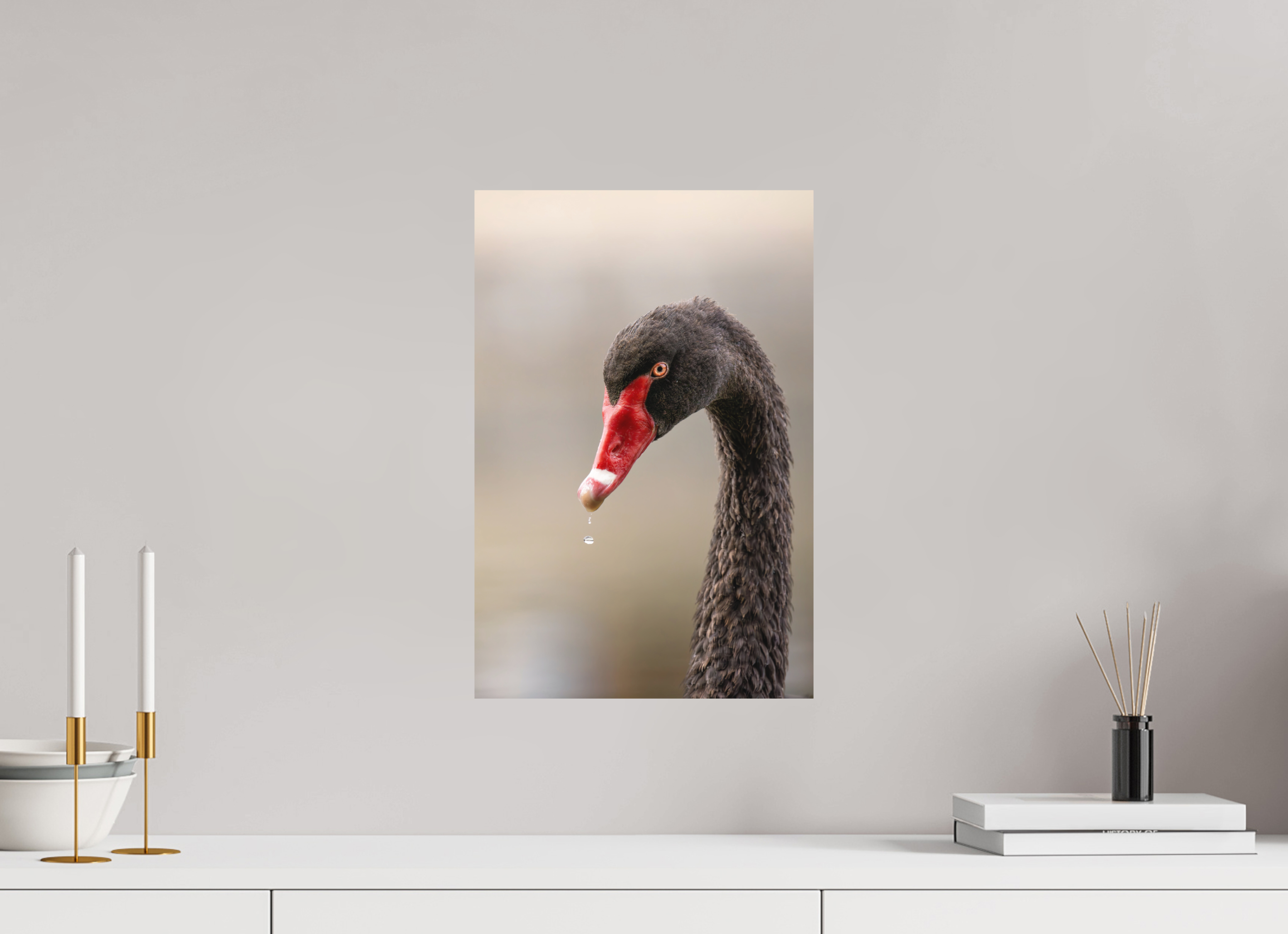 30 x 45 cm, Tirage anti reflets protégé - Sans bordures Goutte de vie