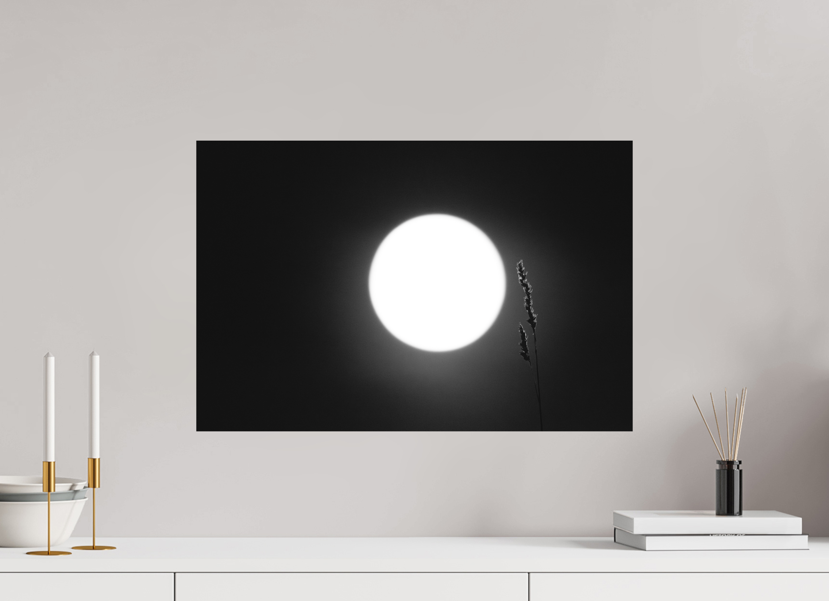 60 x 40 cm, Tirage anti reflets protégé - Sans bordures Lueur nocturne