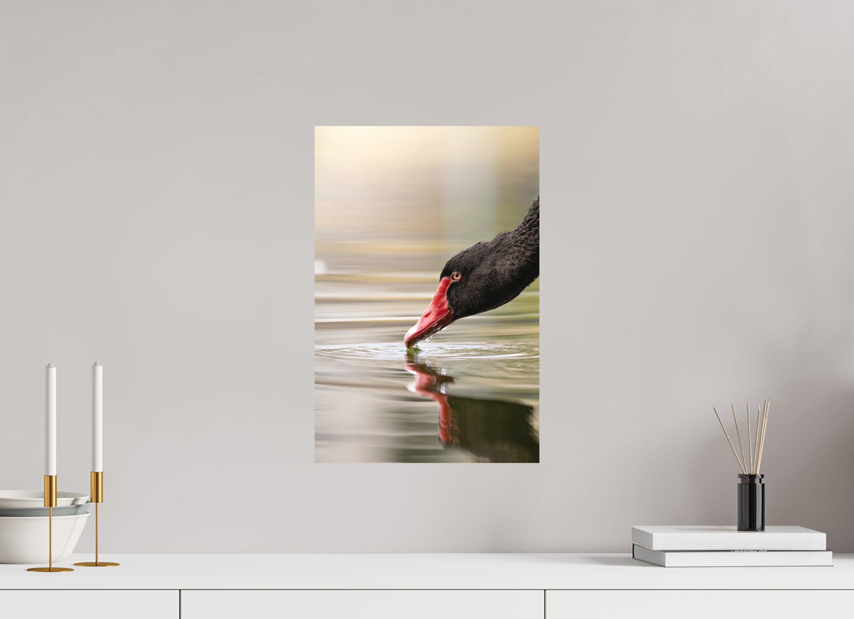 30 x 45 cm, Tirage anti reflets protégé - Sans bordures La courbe de l’eau