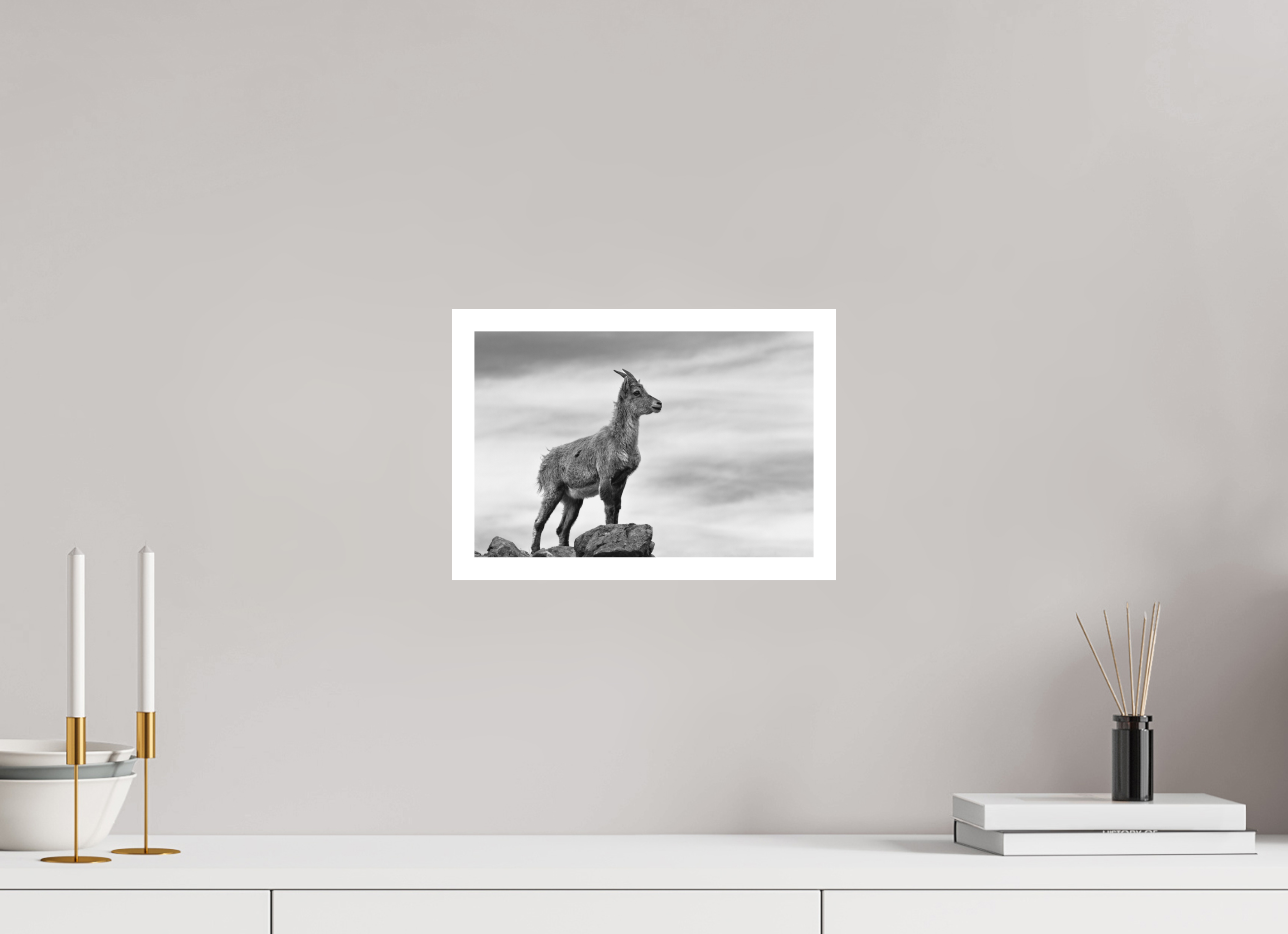 30 x 20 cm, Tirage anti reflets protégé - Bordures 2cm Fierté des sommets