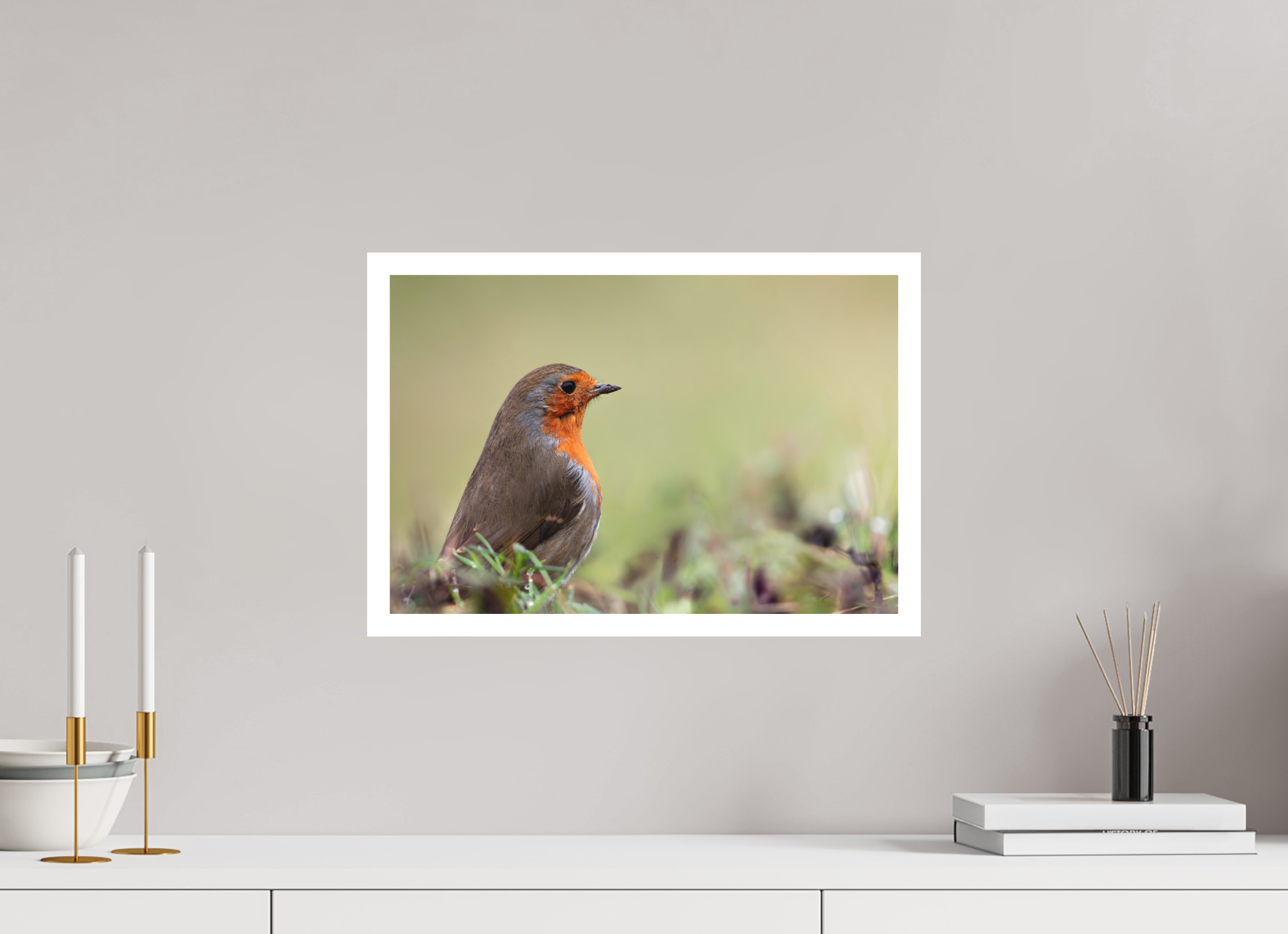 45 x 30 cm, Tirage anti reflets protégé - Bordures 2cm Le vigilant