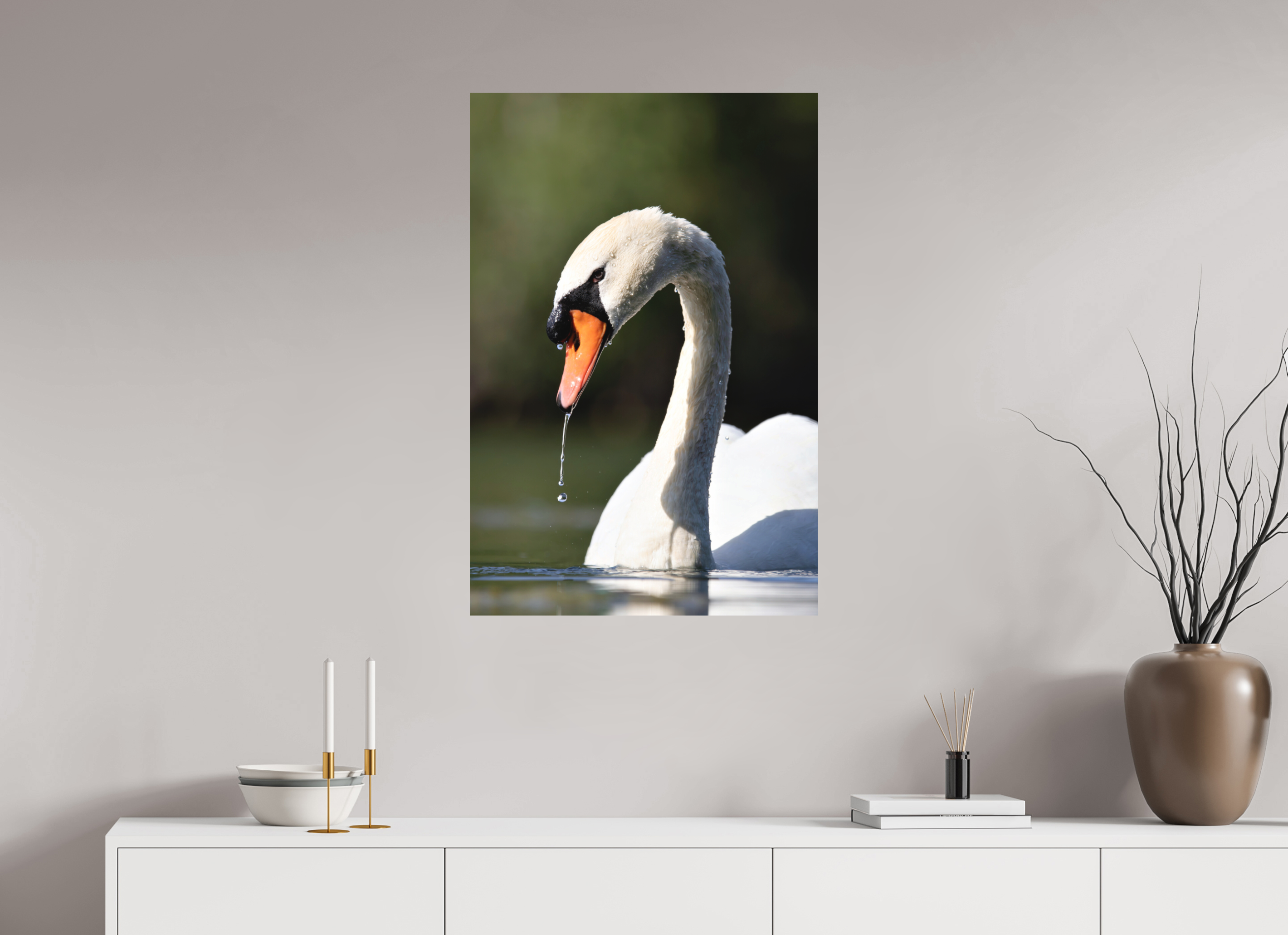 60 x 90 cm, Tirage anti reflets protégé - Sans bordures Élan de grâce