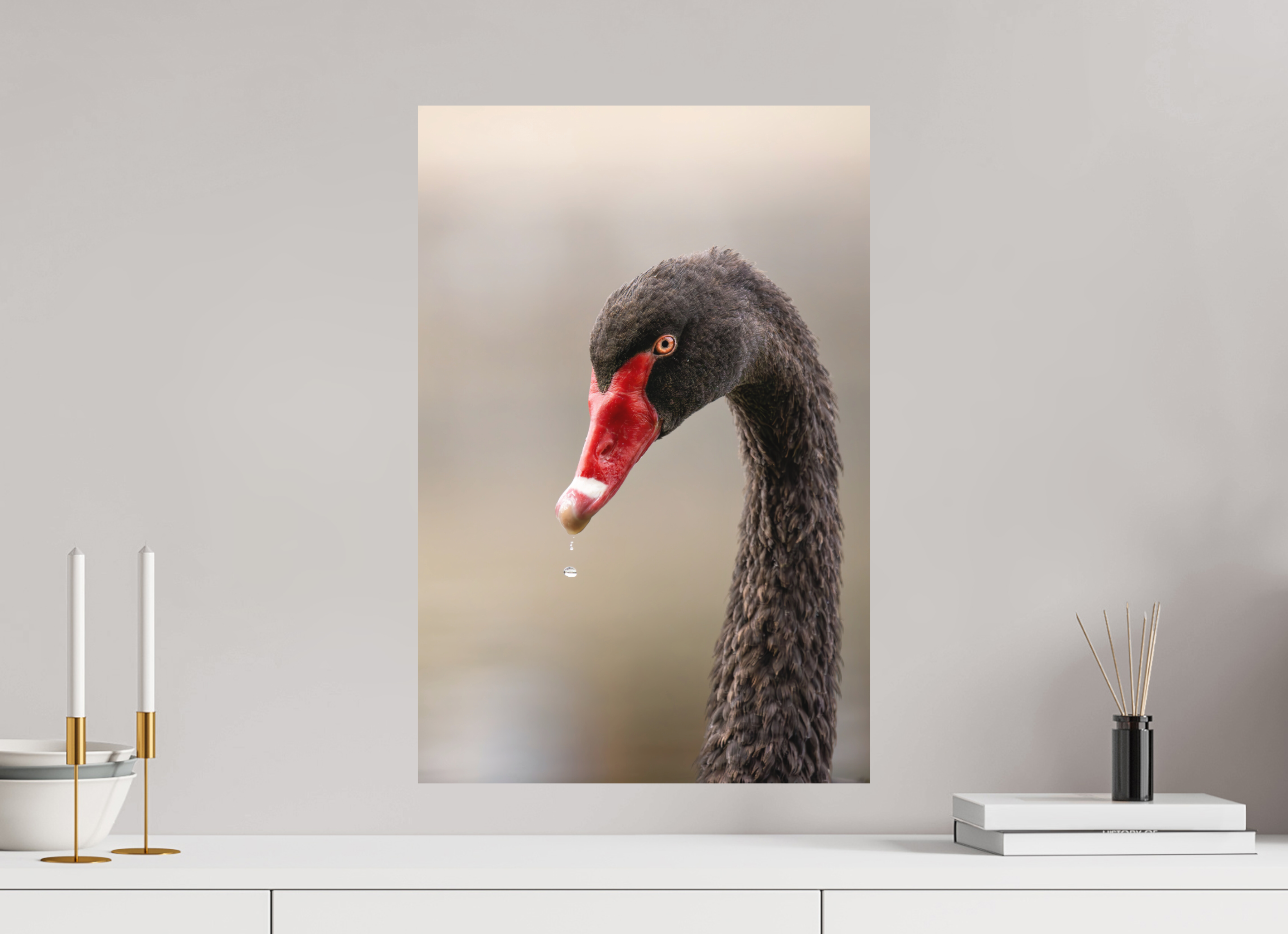 40 x 60 cm, Tirage anti reflets protégé - Sans bordures Goutte de vie